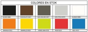 Colores de fenólico en stock.