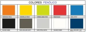 Colores de fenólico